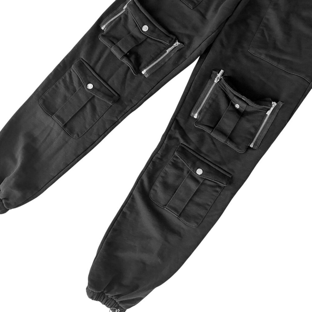 NWOT Manier De Voir Cargo Black Pants - Picture 7 of 11